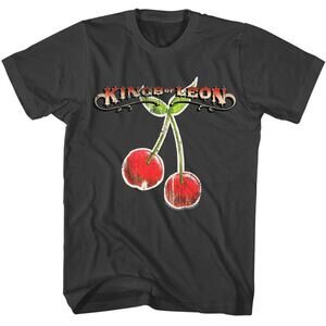 Kings Of Leon Novo Cherries Adult Short Sleeve T Shirt American Rock Band